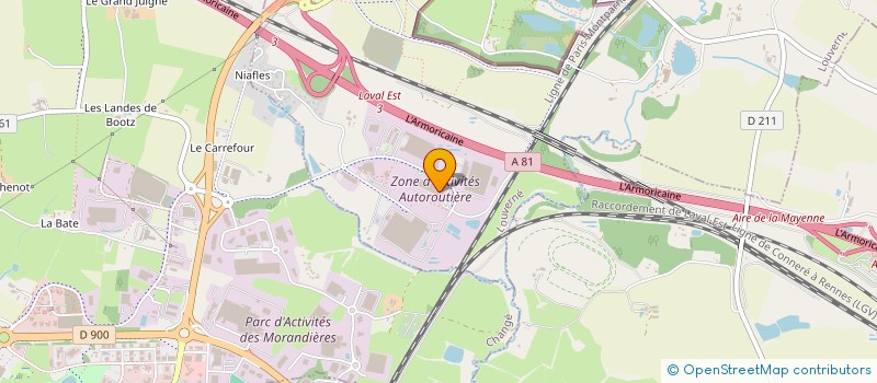 localisation de l'entreprise MOLDTECS SAS à LOUVERNE