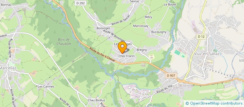 localisation de l'entreprise MOLE CARRELAGE  VIUZ-EN-SALLAZ