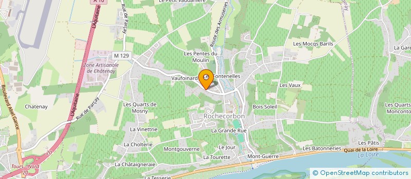 localisation de l'entreprise MOLEAU à ROCHECORBON