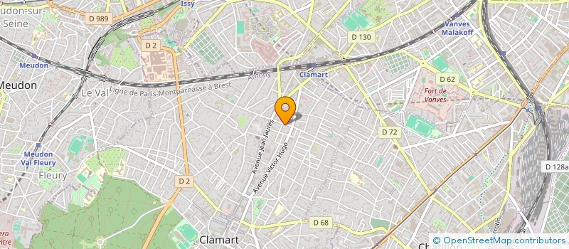 localisation de l'entreprise MOLECTIL à CLAMART