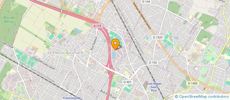 localisation de l'entreprise MOLECULAR SERVICES à LE PLESSIS-BOUCHARD