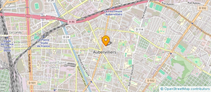 localisation de l'entreprise MOLECULE DRAMATIQUE  AUBERVILLIERS