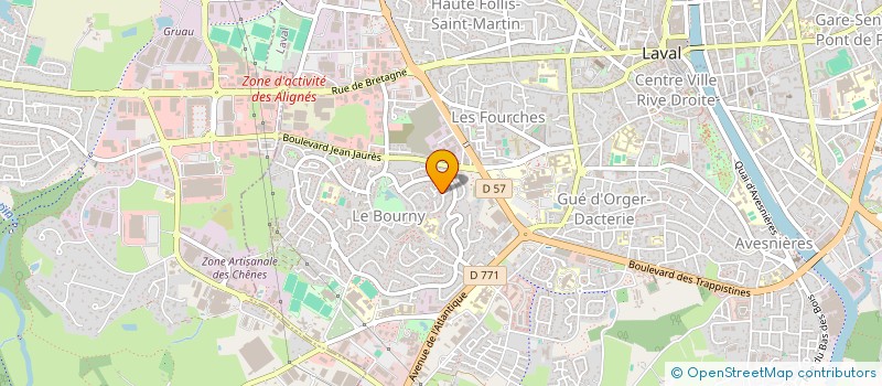 localisation de l'entreprise MOLECULES ET CUISINE à LAVAL