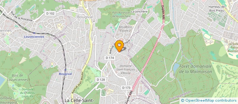 localisation de l'entreprise MOLEINE BT LES FAUVETTES  CELLE-SAINT-CLOUD (LA)