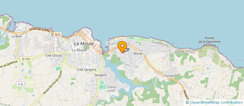 localisation de l'entreprise MOLEM'EVEN à LE MOULE