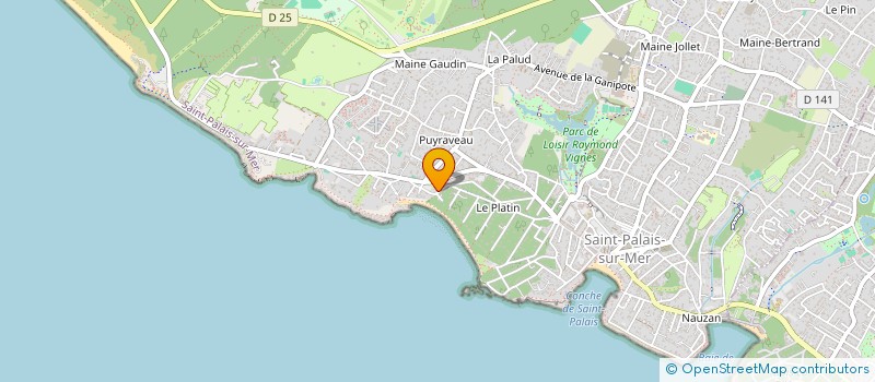 localisation de l'entreprise MOLENE  SAINT-PALAIS-SUR-MER