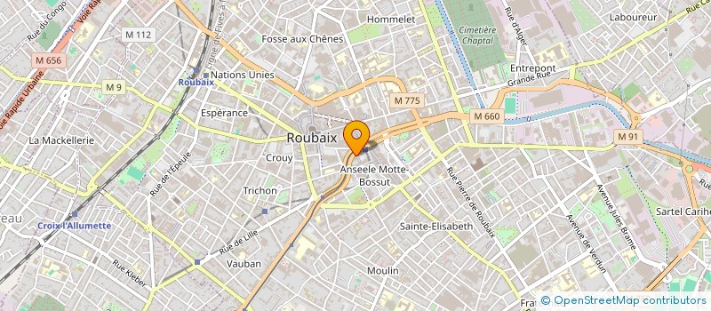 localisation de l'entreprise MOLENGEEK FRANCE  ROUBAIX