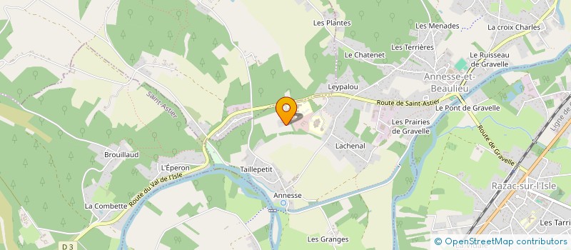 localisation de l'entreprise MOLESI CAPITAL  ANNESSE-ET-BEAULIEU