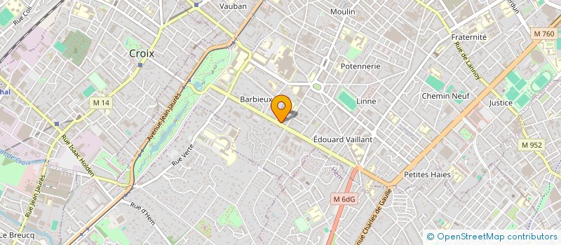 localisation de l'entreprise MOLESKINE  ROUBAIX