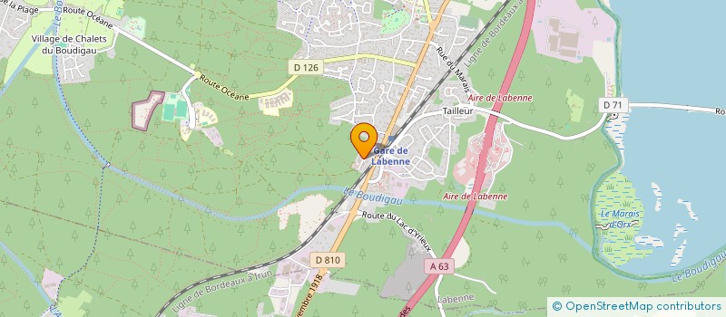 localisation de l'entreprise MOLETOA à LABENNE