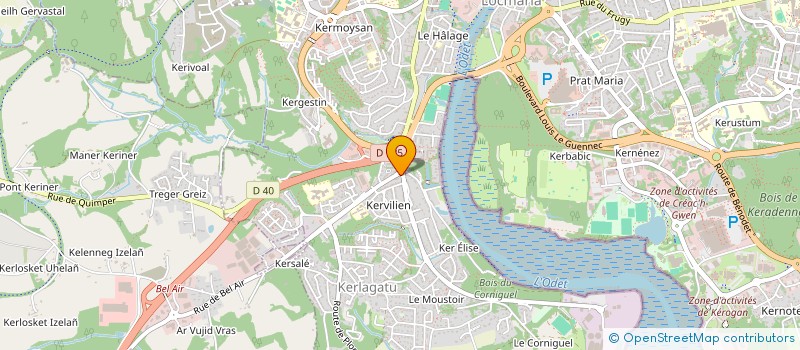 localisation de l'entreprise MOLI  QUIMPER