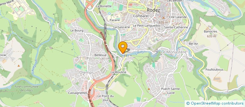 localisation de l'entreprise MOLI-NOU  RODEZ