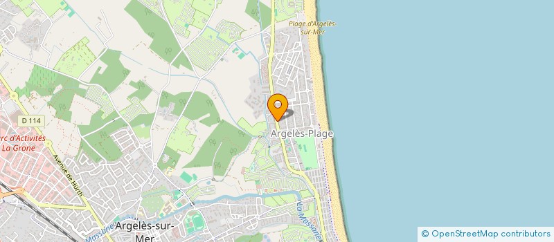 localisation de l'entreprise MOLIBO  ARGELES-SUR-MER