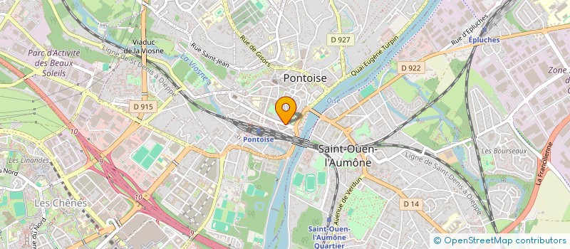 localisation de l'entreprise MOLIERE à PONTOISE