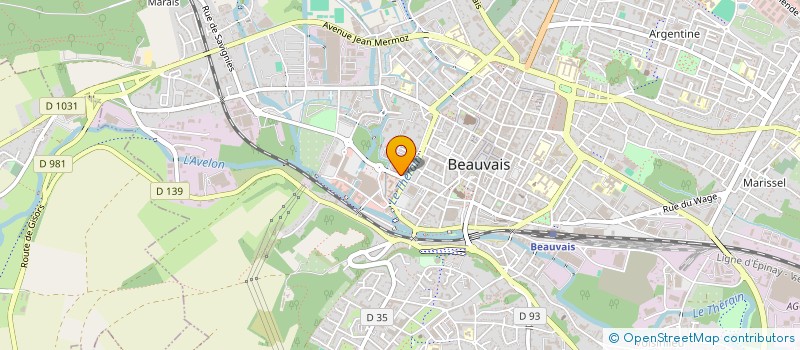 localisation de l'entreprise MOLIERE  BEAUVAIS