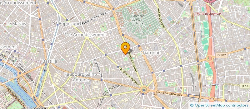 localisation de l'entreprise MOLIERE  PARIS