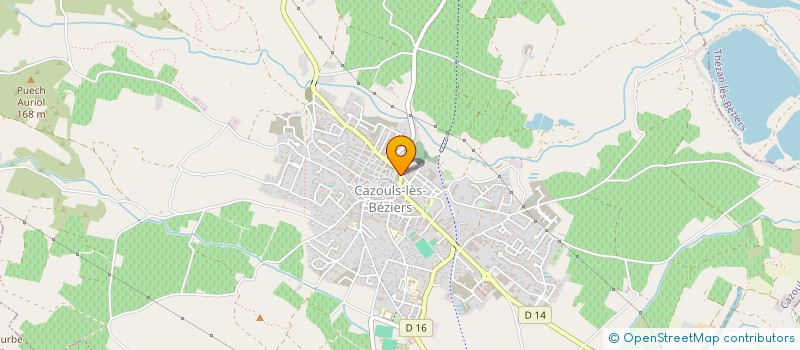 localisation de l'entreprise MOLIERE  CAZOULS-LES-BEZIERS