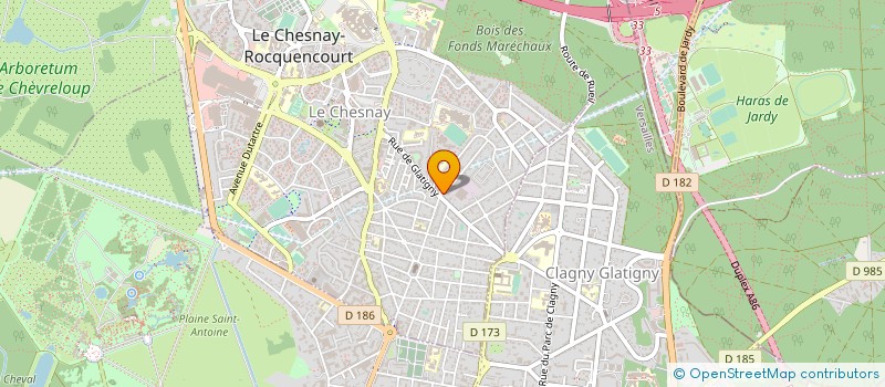 localisation de l'entreprise MOLIERE à LE CHESNAY-ROCQUENCOURT