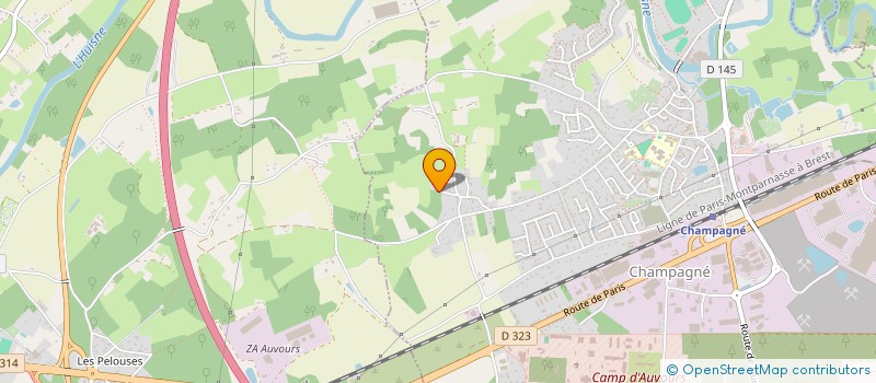 localisation de l'entreprise MOLIERE  CHAMPAGNE