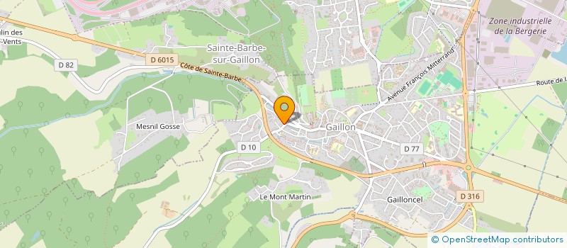localisation de l'entreprise MOLIERE à GAILLON