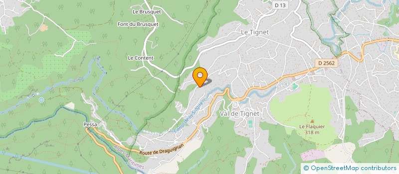 localisation de l'entreprise MOLIERE DE MANGEON à LE TIGNET