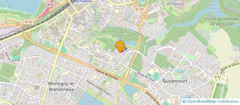 localisation de l'entreprise MOLIERE & SAINT MARTIN  GUYANCOURT