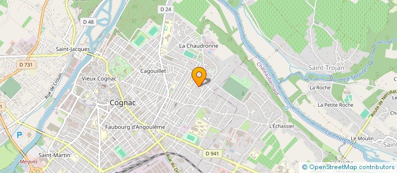 localisation de l'entreprise MOLIETS à COGNAC