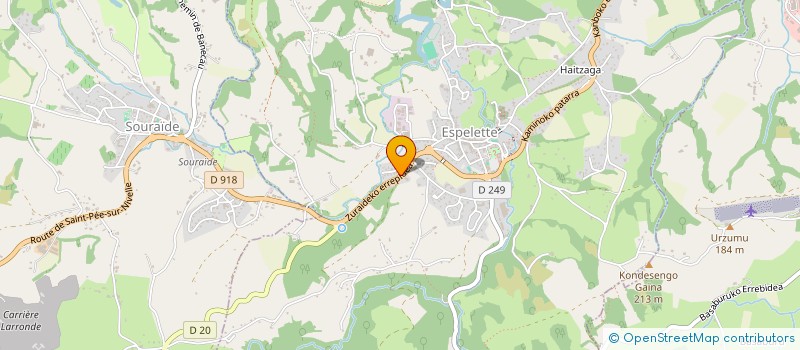 localisation de l'entreprise MOLILA  ESPELETTE