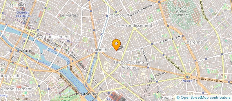 localisation de l'entreprise MOLINA à PARIS