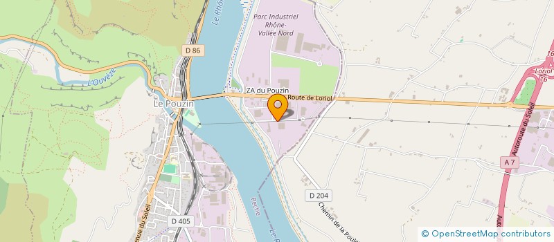 localisation de l'entreprise MOLINA  LE POUZIN