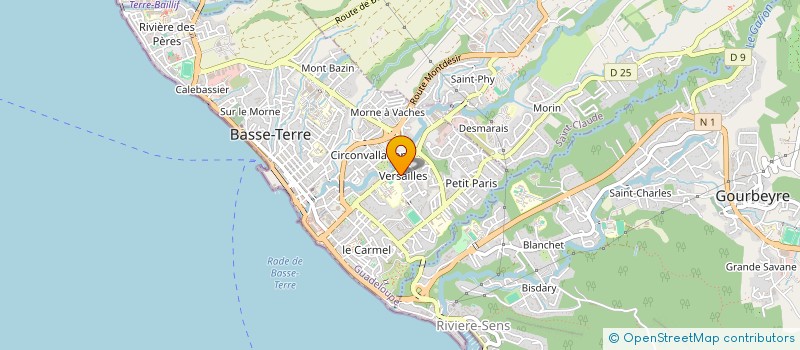 localisation de l'entreprise MOLINA à BASSE-TERRE