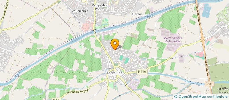 localisation de l'entreprise MOLINA CONSTRUCTIONS  TORREILLES