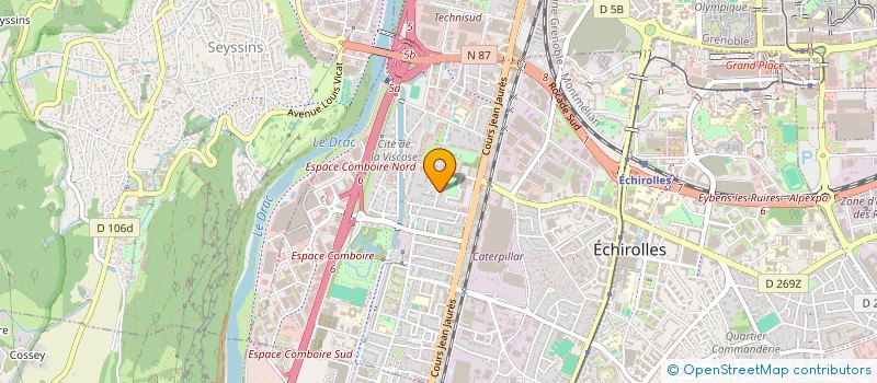 localisation de l'entreprise MOLINA ET COMPAGNIE à ECHIROLLES