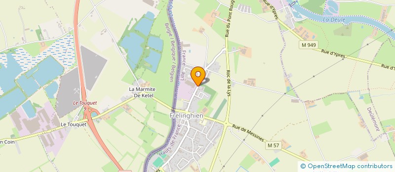 localisation de l'entreprise MOLINEL à FRELINGHIEN