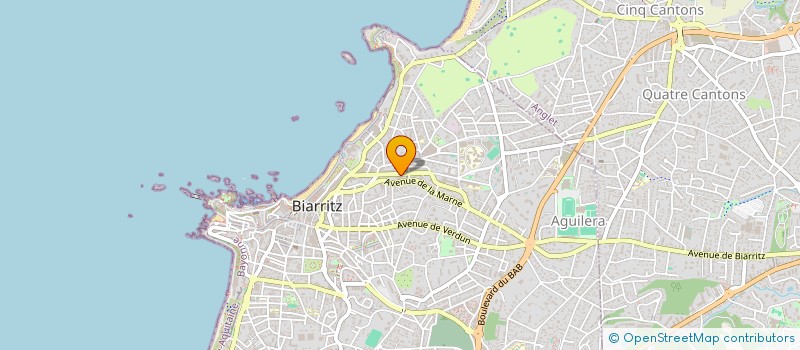 localisation de l'entreprise MOLINER-BALANCA à BIARRITZ
