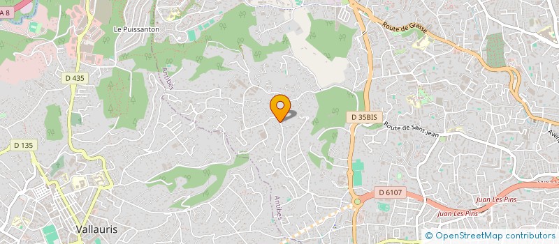 localisation de l'entreprise MOLINERI  ANTIBES