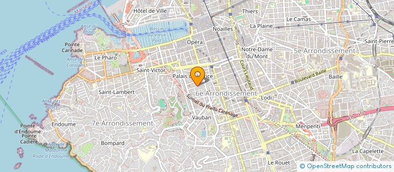 localisation de l'entreprise MOLINET MICHEL ET MARONGIU JEAN PIERRE  MARSEILLE