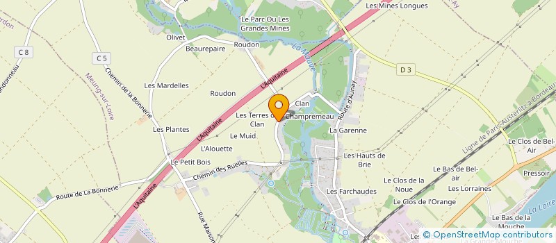 localisation de l'entreprise MOLINIE à MEUNG-SUR-LOIRE