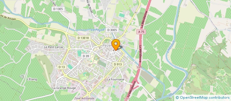 localisation de l'entreprise MOLINIER FLORENCE ET MICHELE  PEZENAS