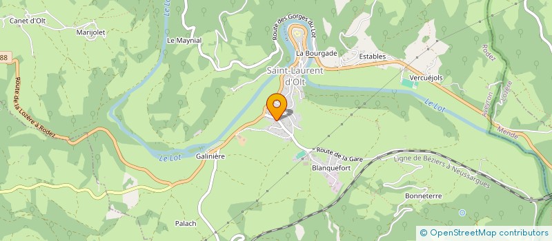 localisation de l'entreprise MOLINIER FRANCIS ET MARRAGOU MONIQUE  SAINT-SATURNIN-DE-LENNE