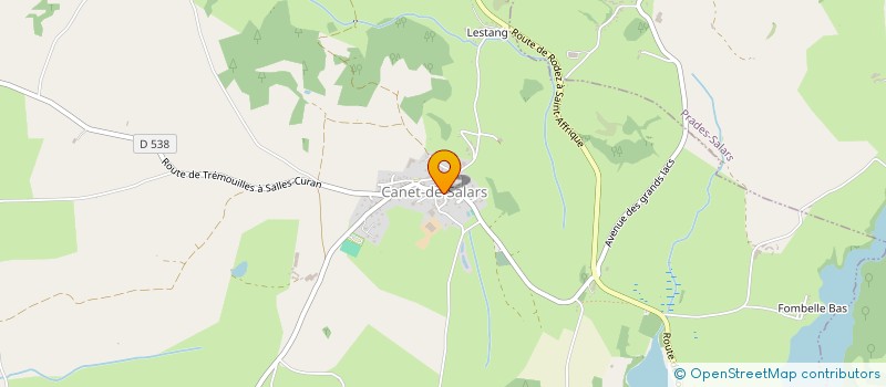 localisation de l'entreprise MOLINIER LOIC ELECTRICITE  CANET-DE-SALARS