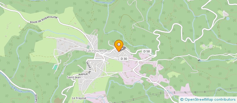 localisation de l'entreprise MOLINIER TRANSFERTS à LACROUZETTE