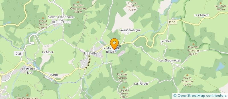 localisation de l'entreprise MOLINOLOGIE  BASVILLE