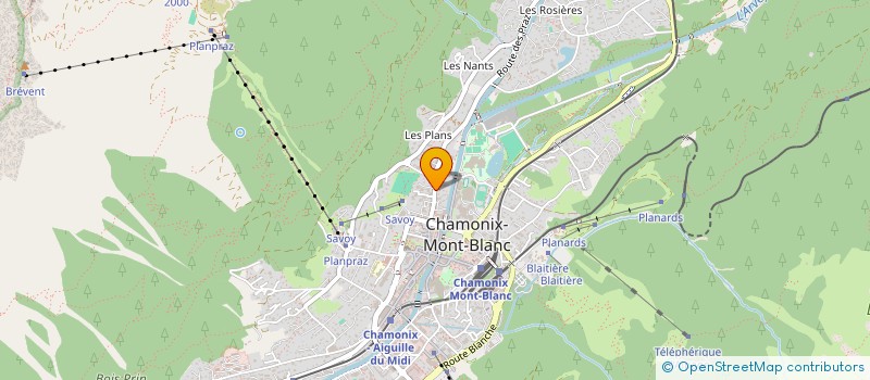 localisation de l'entreprise MOLINS VULQUIN INDIVISION  CHAMONIX-MONT-BLANC