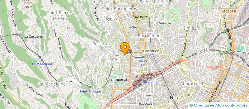 localisation de l'entreprise MOLIS DI à NICE