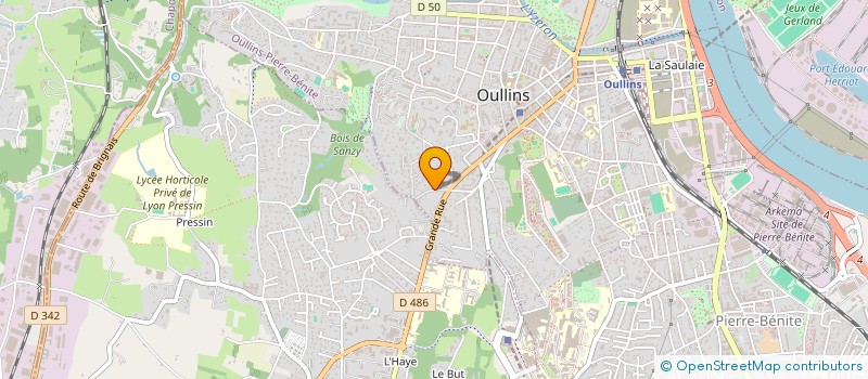 localisation de l'entreprise MOLITON  OULLINS-PIERRE-BENITE