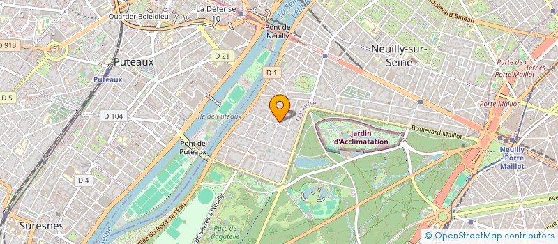 localisation de l'entreprise MOLITOR 46 à NEUILLY-SUR-SEINE