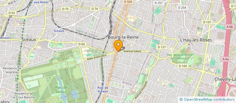 localisation de l'entreprise MOLKA à BOURG-LA-REINE