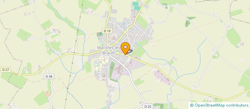 localisation de l'entreprise MOLKKY CLUB MAROLLAIS  MAROLLES-LES-BRAULTS