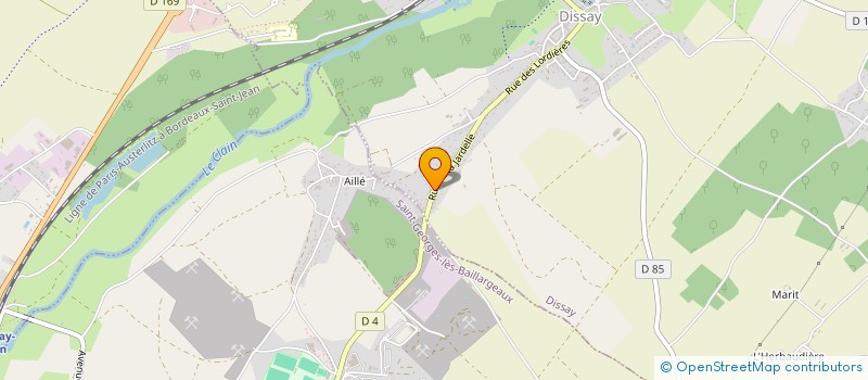 localisation de l'entreprise MOLKKYROSCOPE  DISSAY